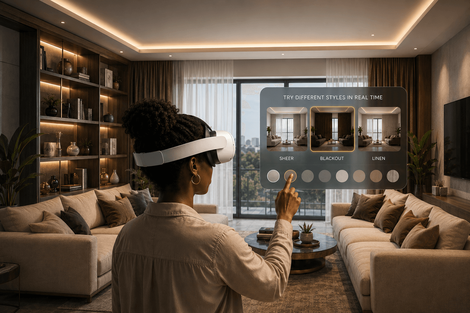 A concept image of R&J's in-development immersive visualization experience