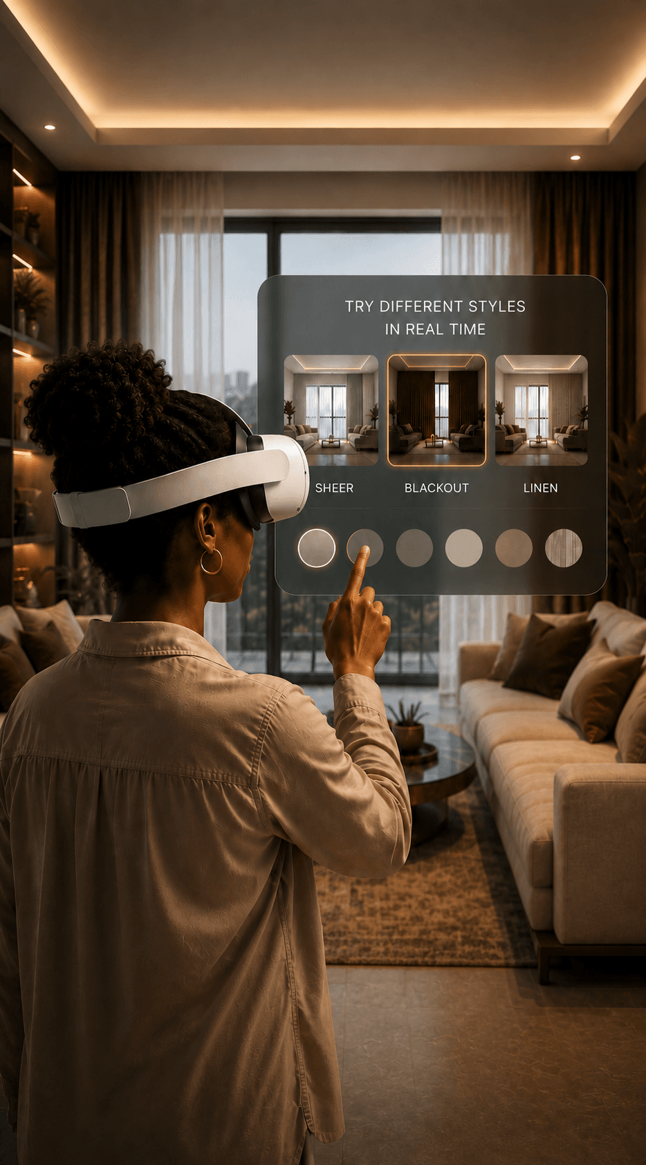 A concept image of R&J's in-development immersive visualization experience